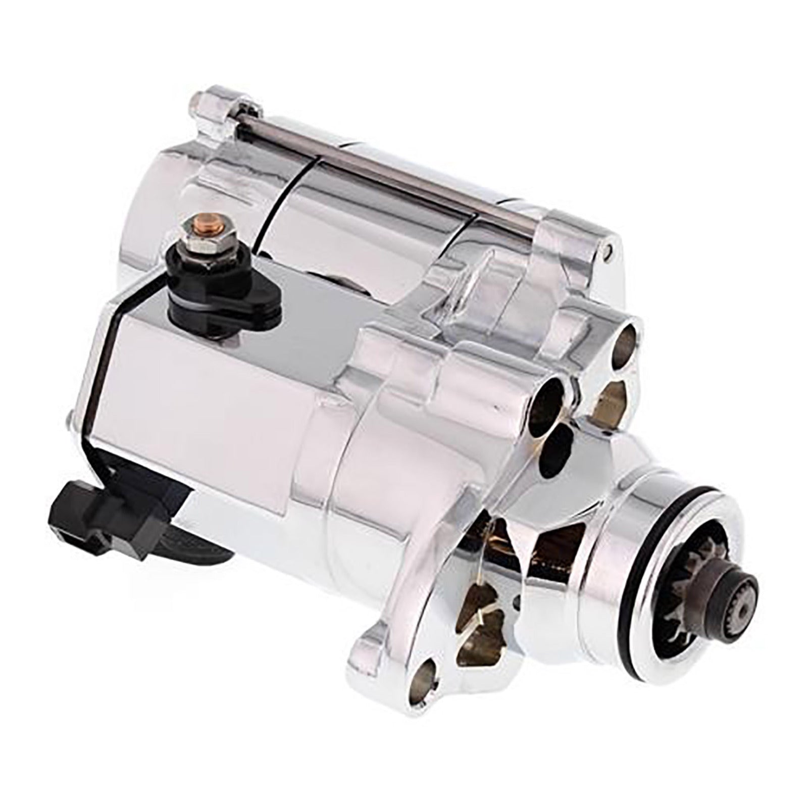 HD STARTER MOTOR - CHROME 80-1014