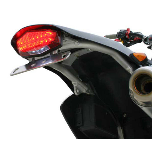 DRC Edge Aluminium Tail Light Holder Kit - Red Lens - DRZ400 S/SM