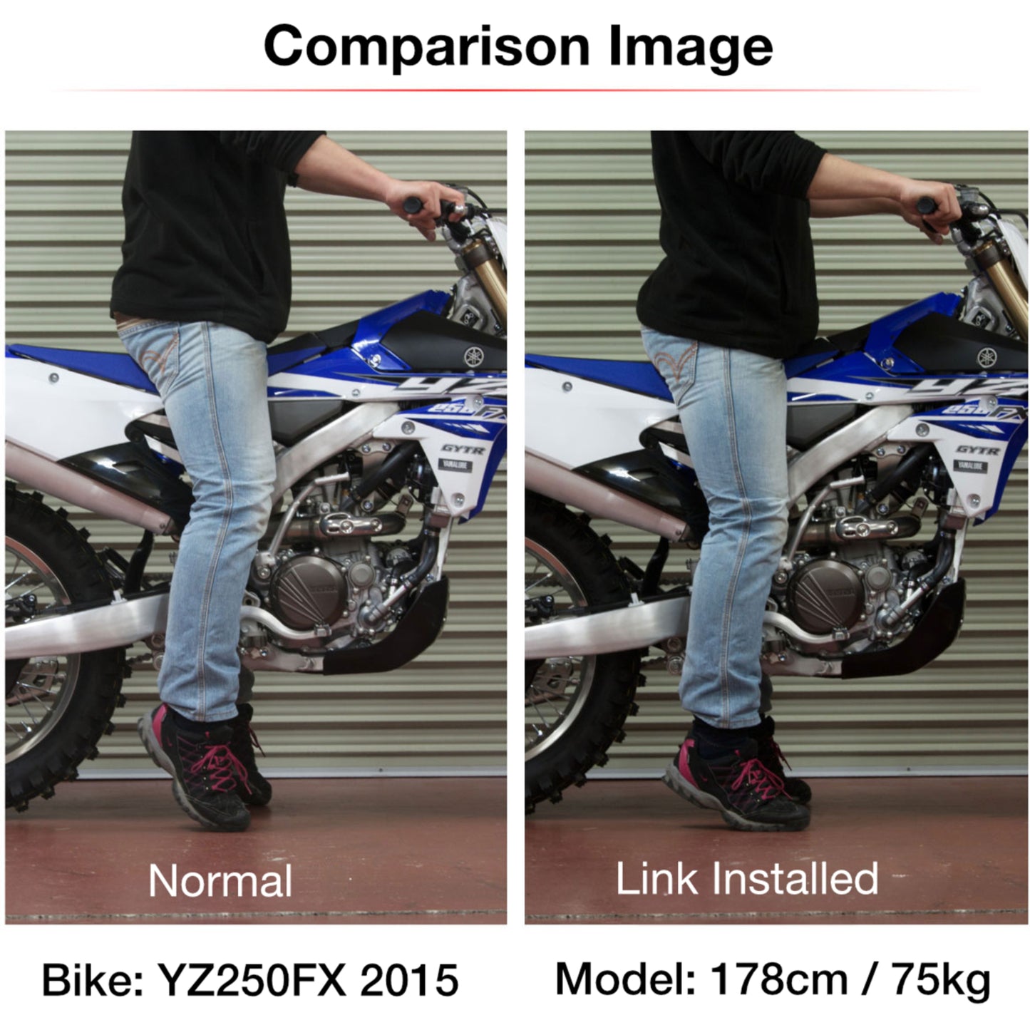 Zeta RSL-LowDown -30mm KLX230 - Black