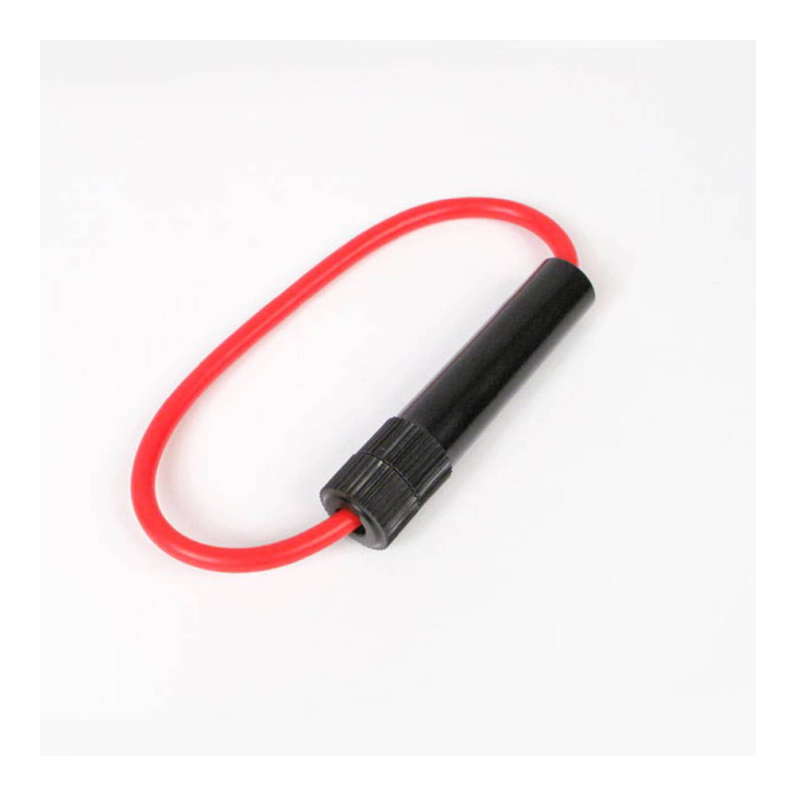 Whites Fuse Holder Screw Type Black 2 Wire