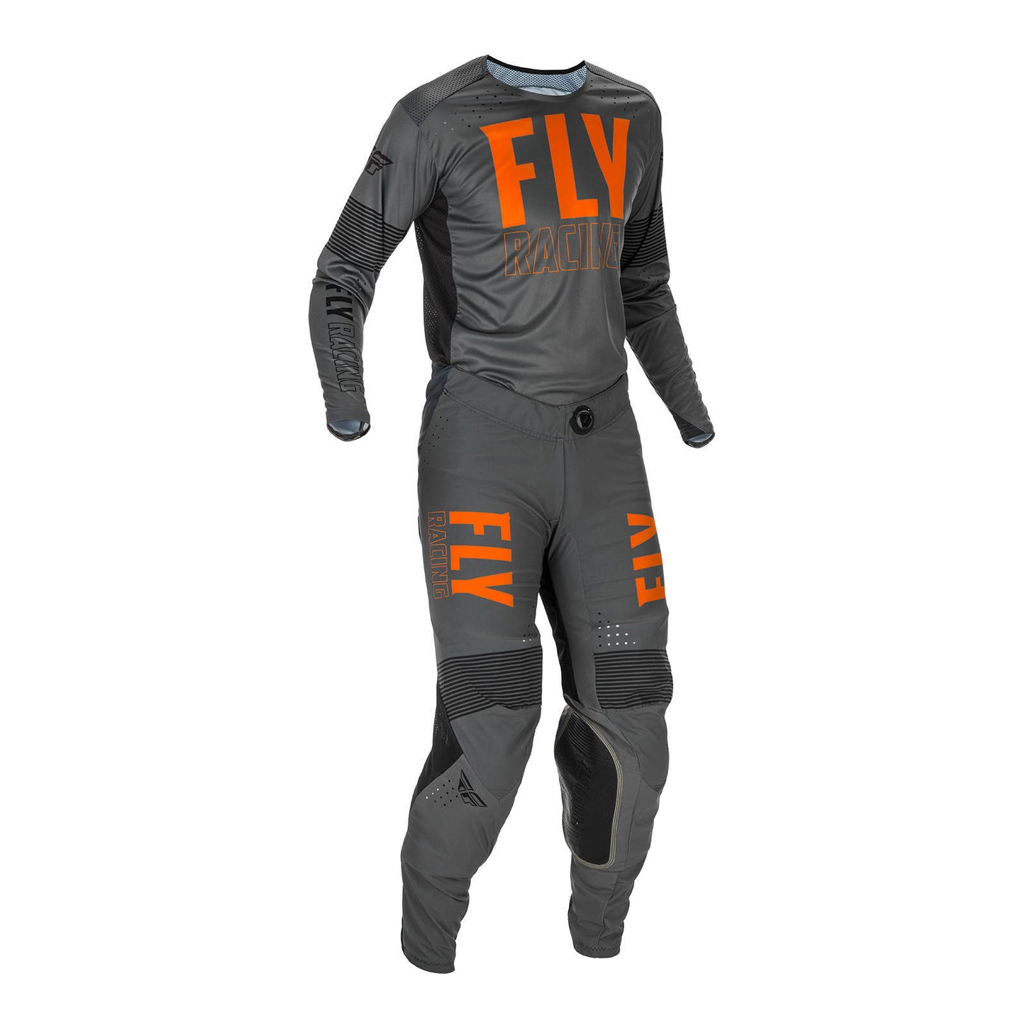 Fly Racing Lite Pant - Grey / Orange / Black