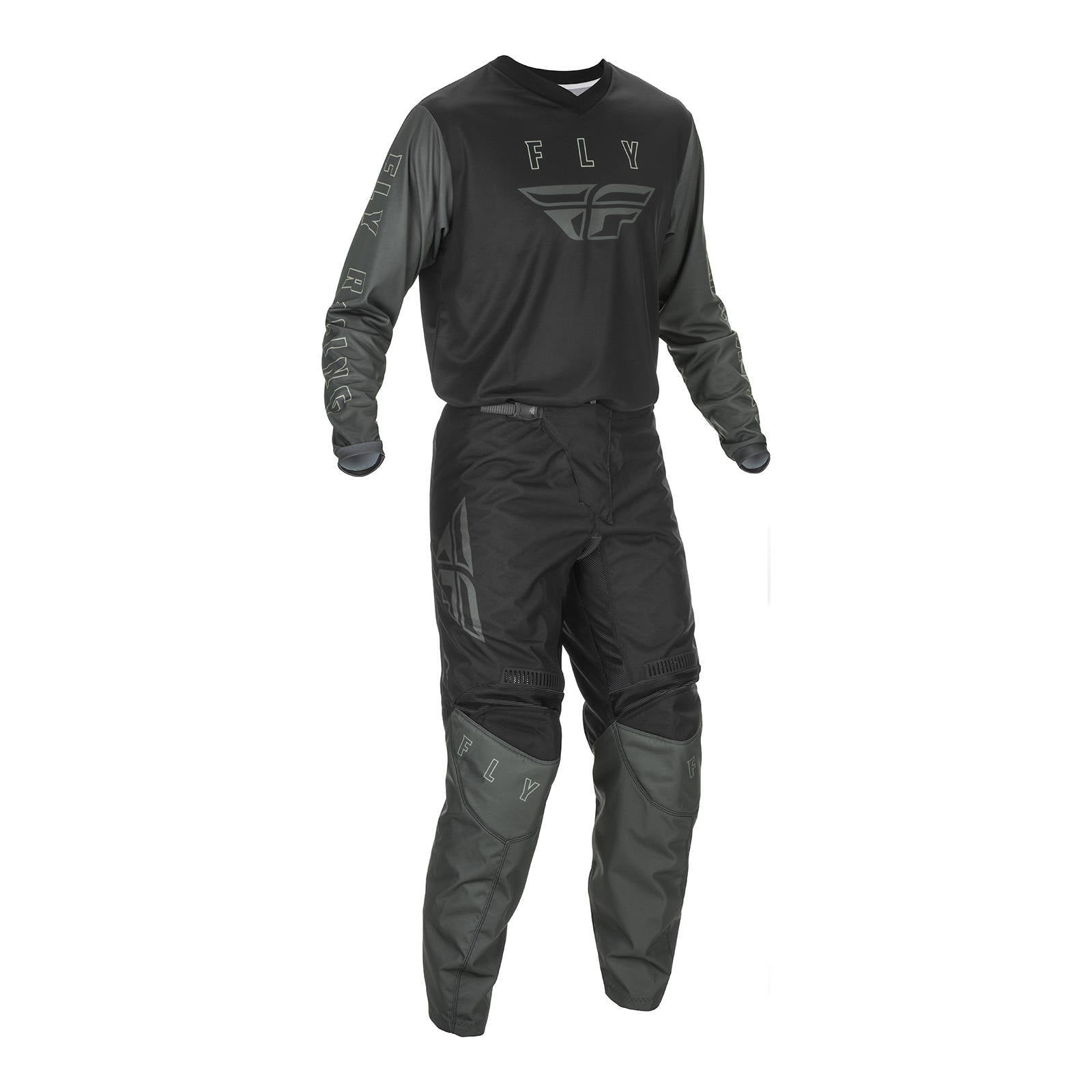 Fly Racing F-16 Youth Pant - Black / Grey