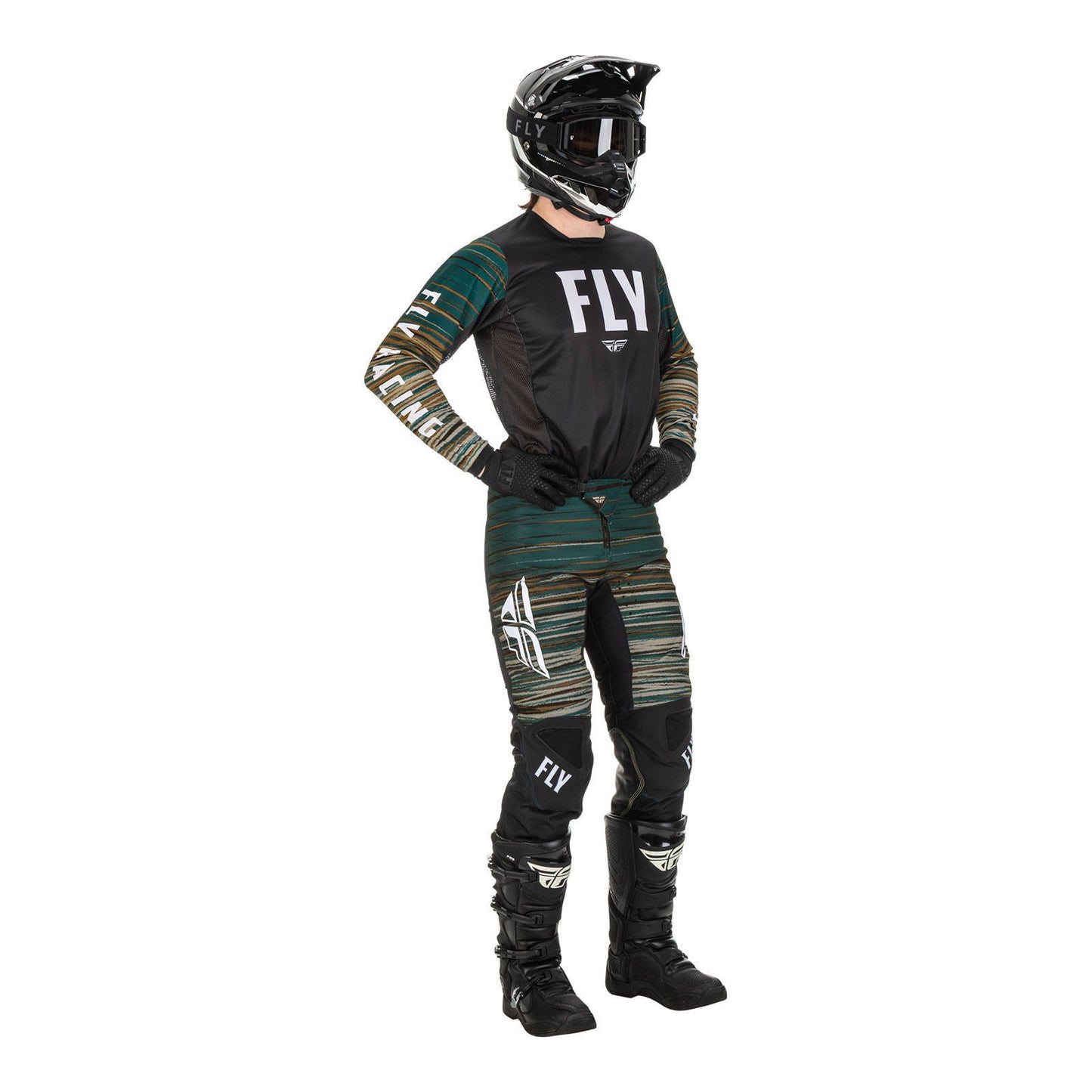 Fly Racing Kinetic Wave Pant - Black / Rum