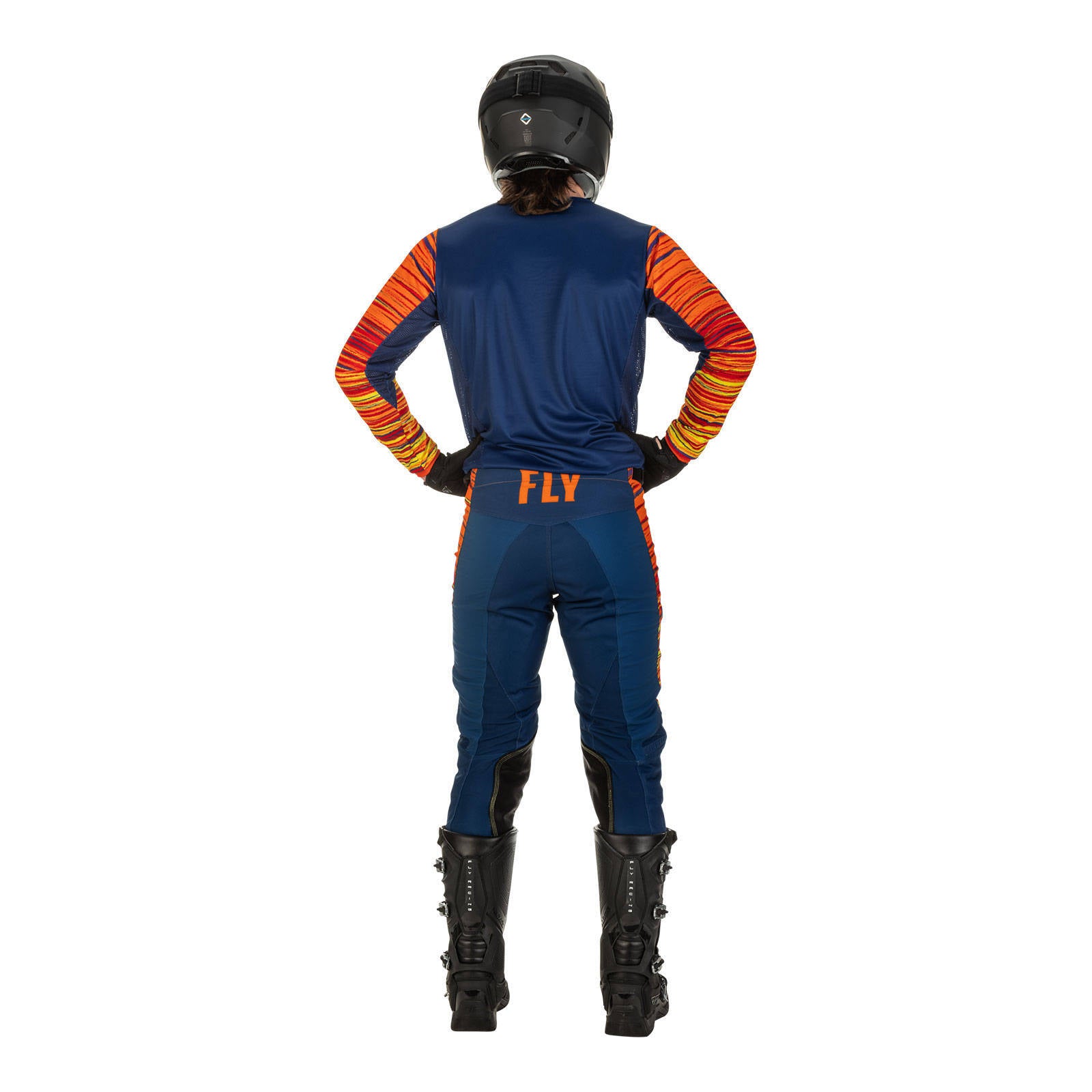 Fly Racing Kinetic Wave Pant - Navy / Orange
