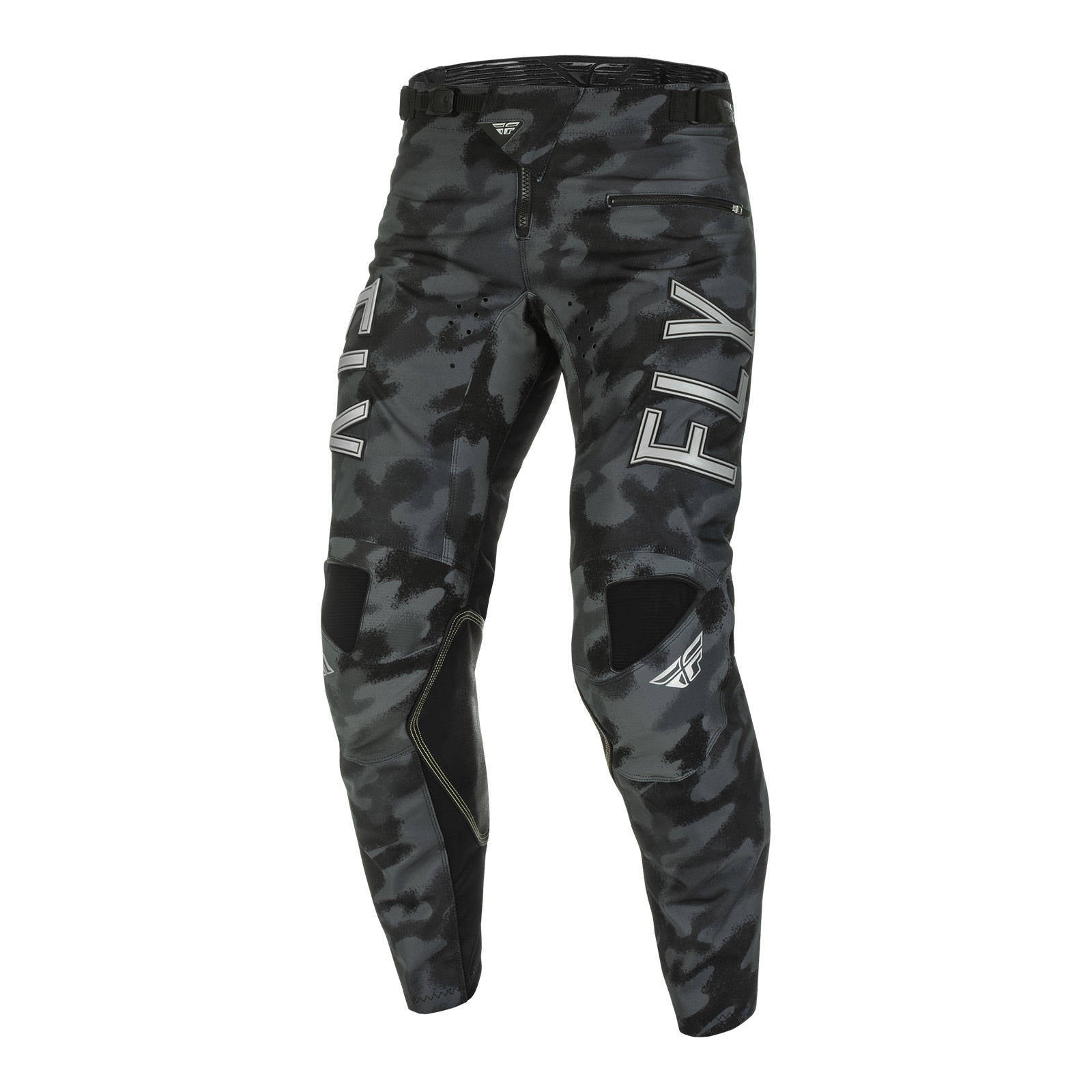 Fly Racing Kinetic Special Edition Tactic Pant - Black / Grey Camo