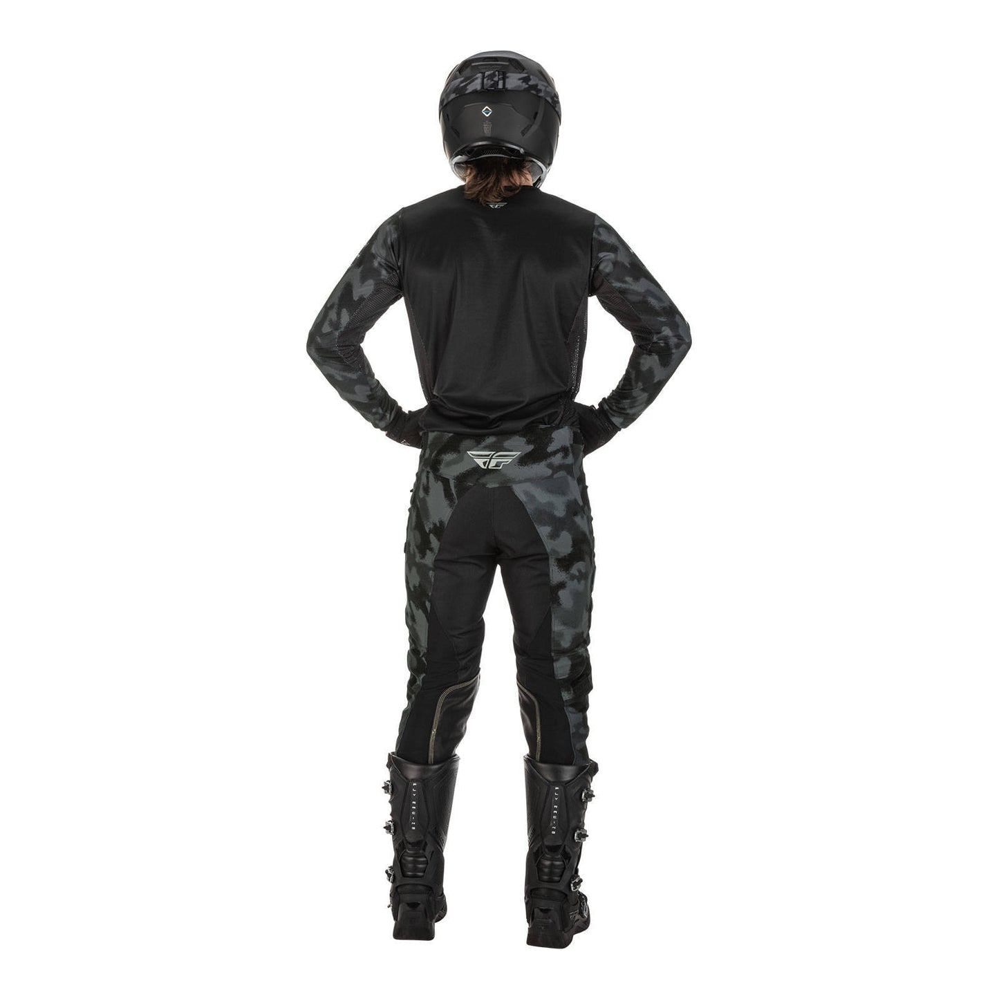 Fly Racing Kinetic Special Edition Tactic Pant - Black / Grey Camo