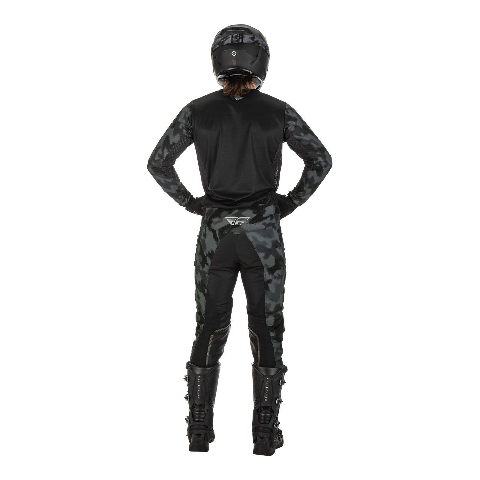Fly Racing Kinetic Special Edition Tactic Pant - Black / Grey Camo