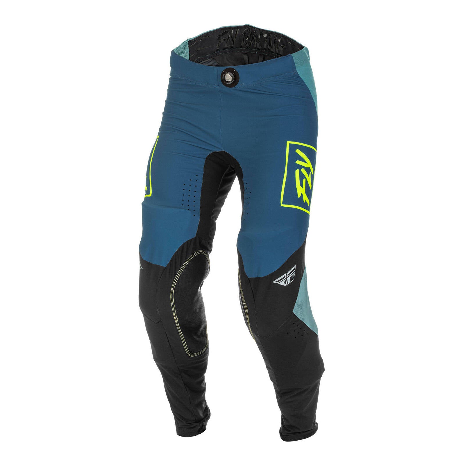 Fly Racing Lite Hydrogen Pant - Grey / Teal / Hi-Vis