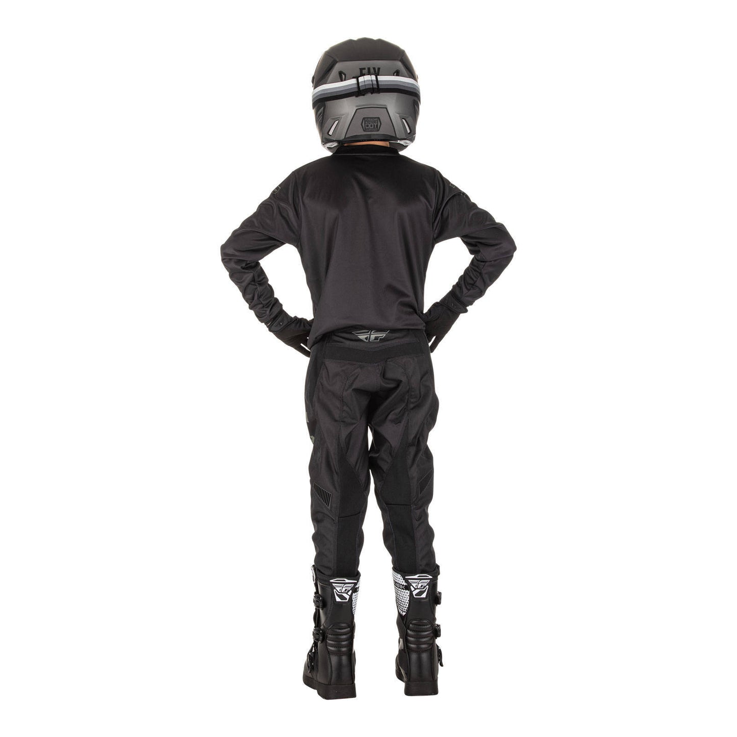 Fly Racing F-16 Youth Pant - Black / Grey