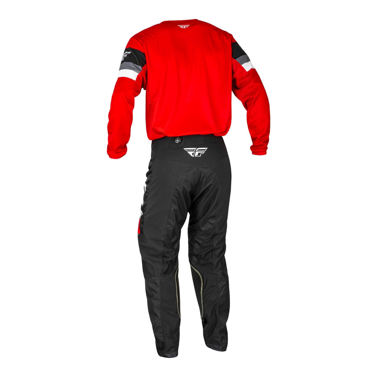 FLY Racing Kinetic Prix Pants - Red / Grey / White