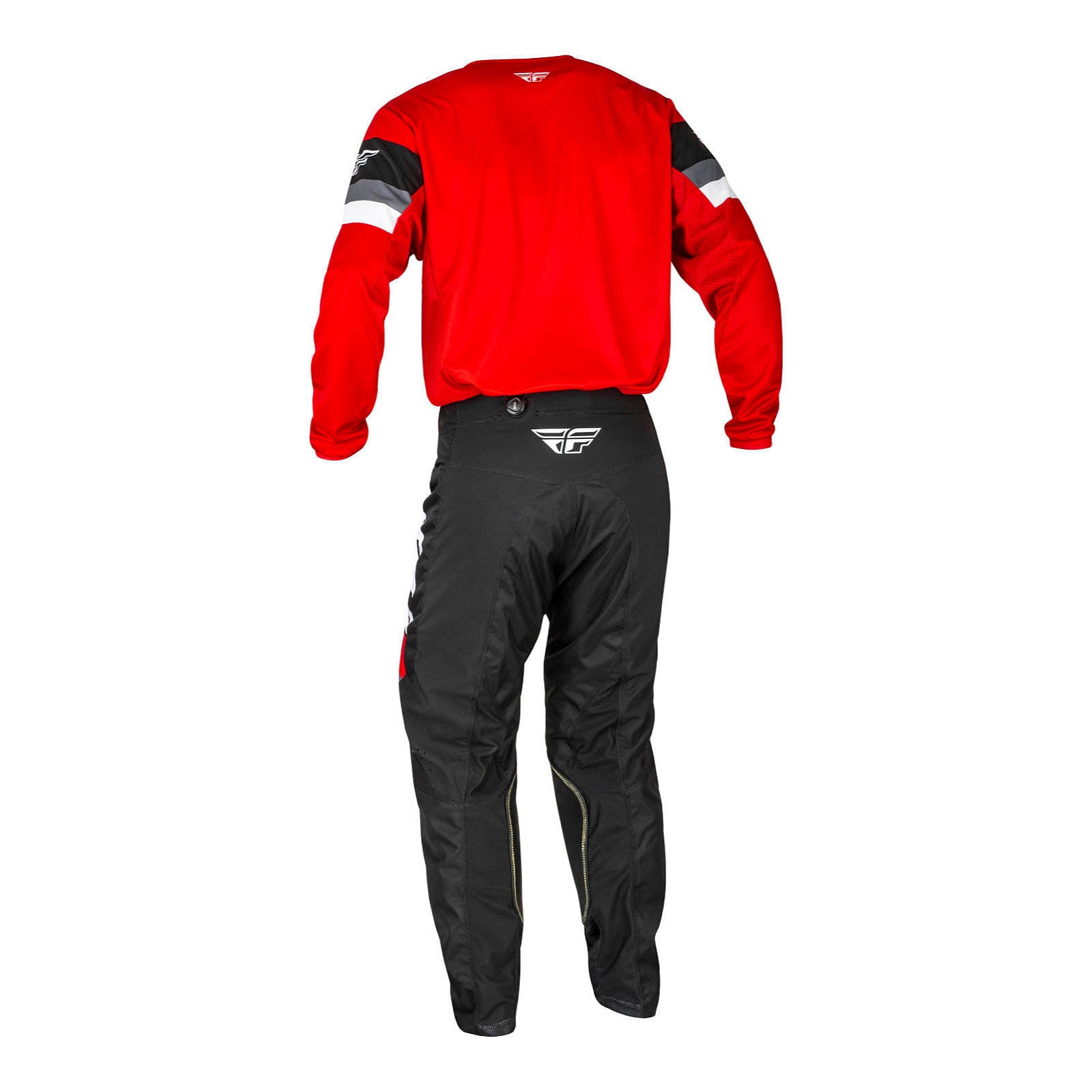 FLY Racing Kinetic Prix Pants - Red / Grey / White