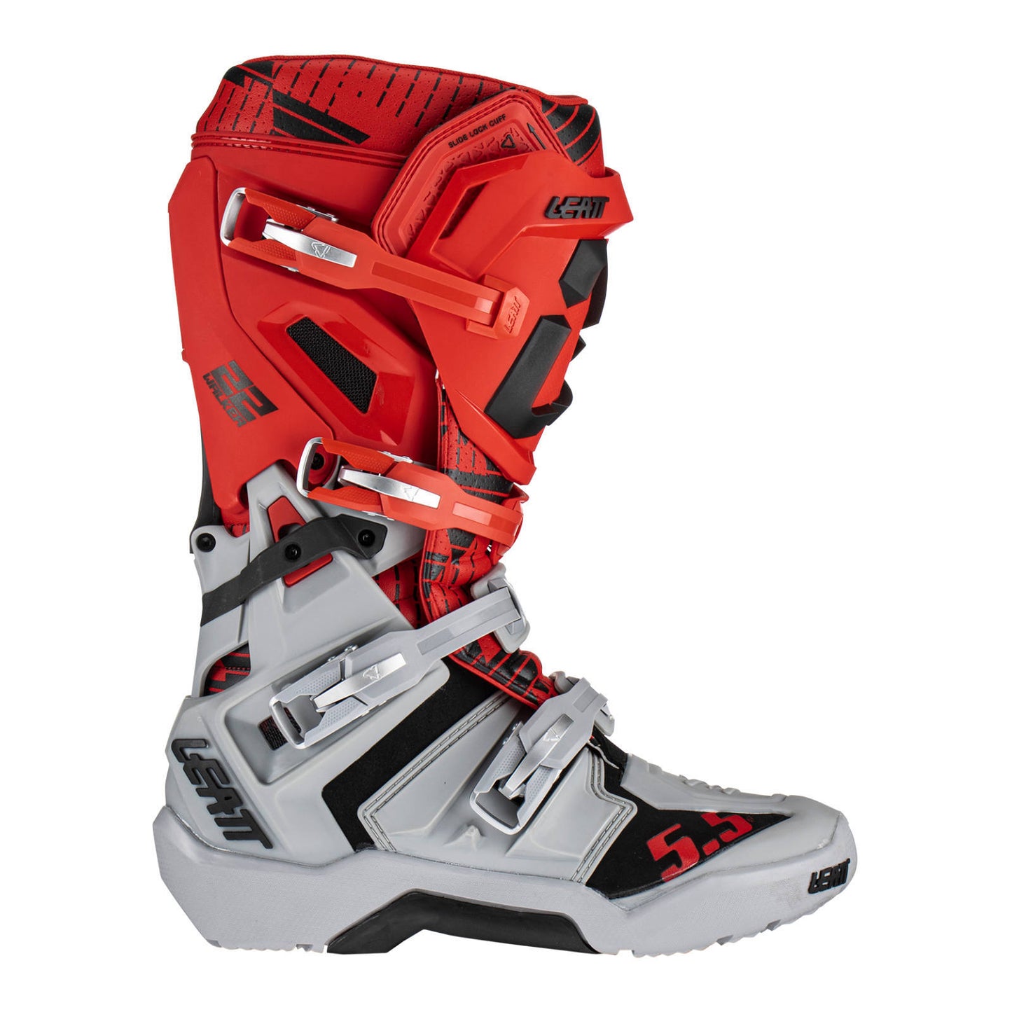 Leatt 5.5 FlexLock Enduro - Red / Grey