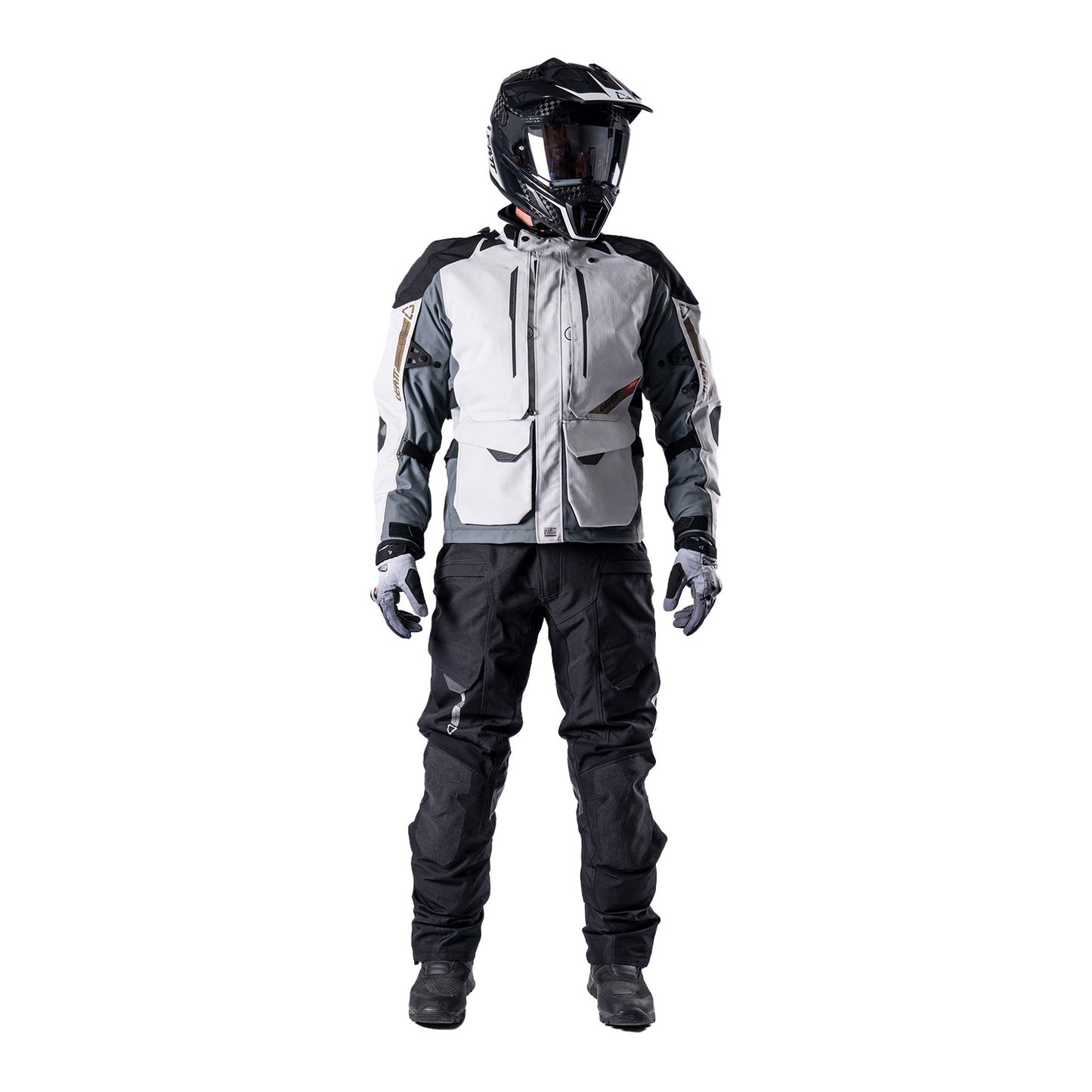 Leatt 5.5 ADV DriTour Pant (Short) - Stealth Black / Grey