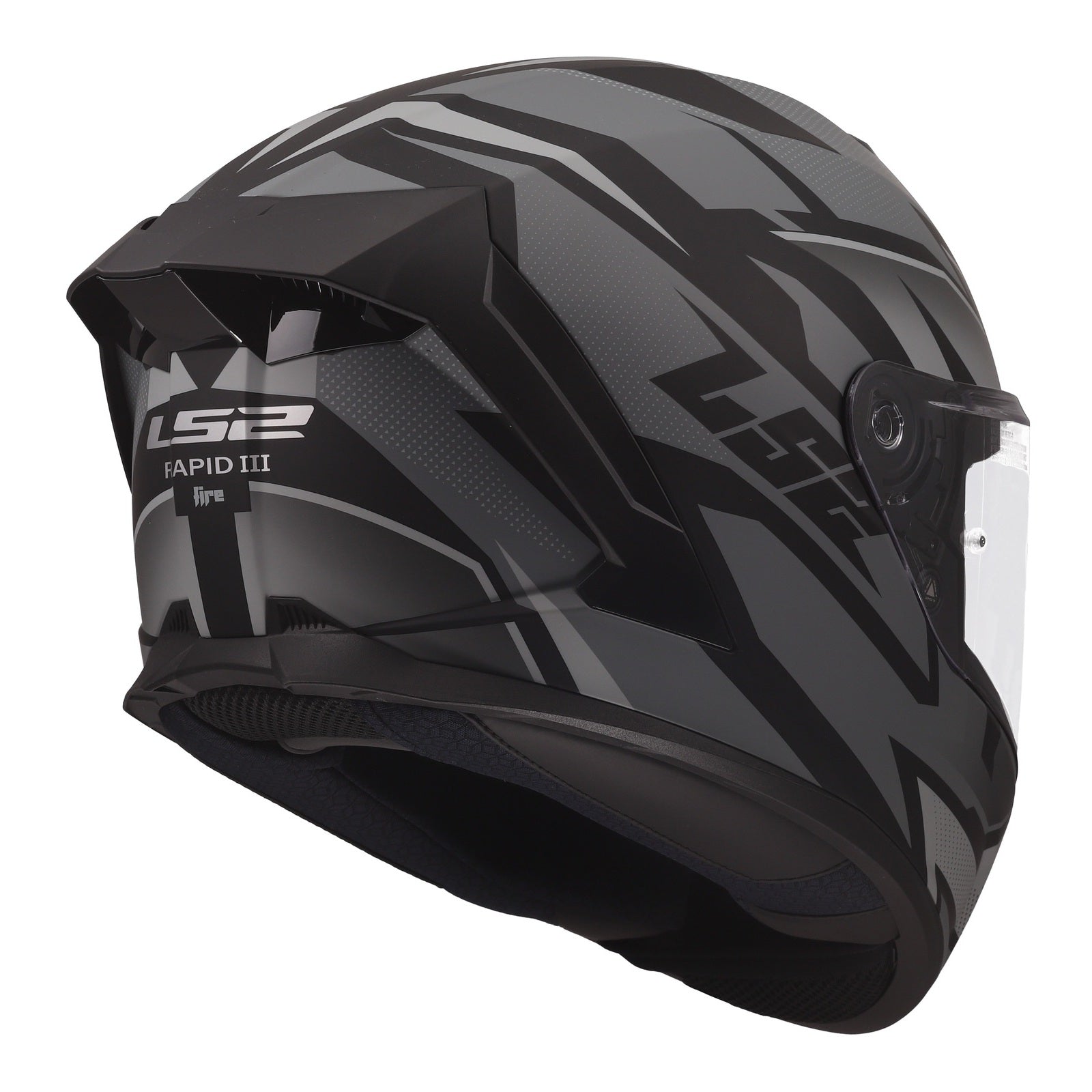 LS2 FF820 Rapid III Xtrem Helmet - Black / Grey