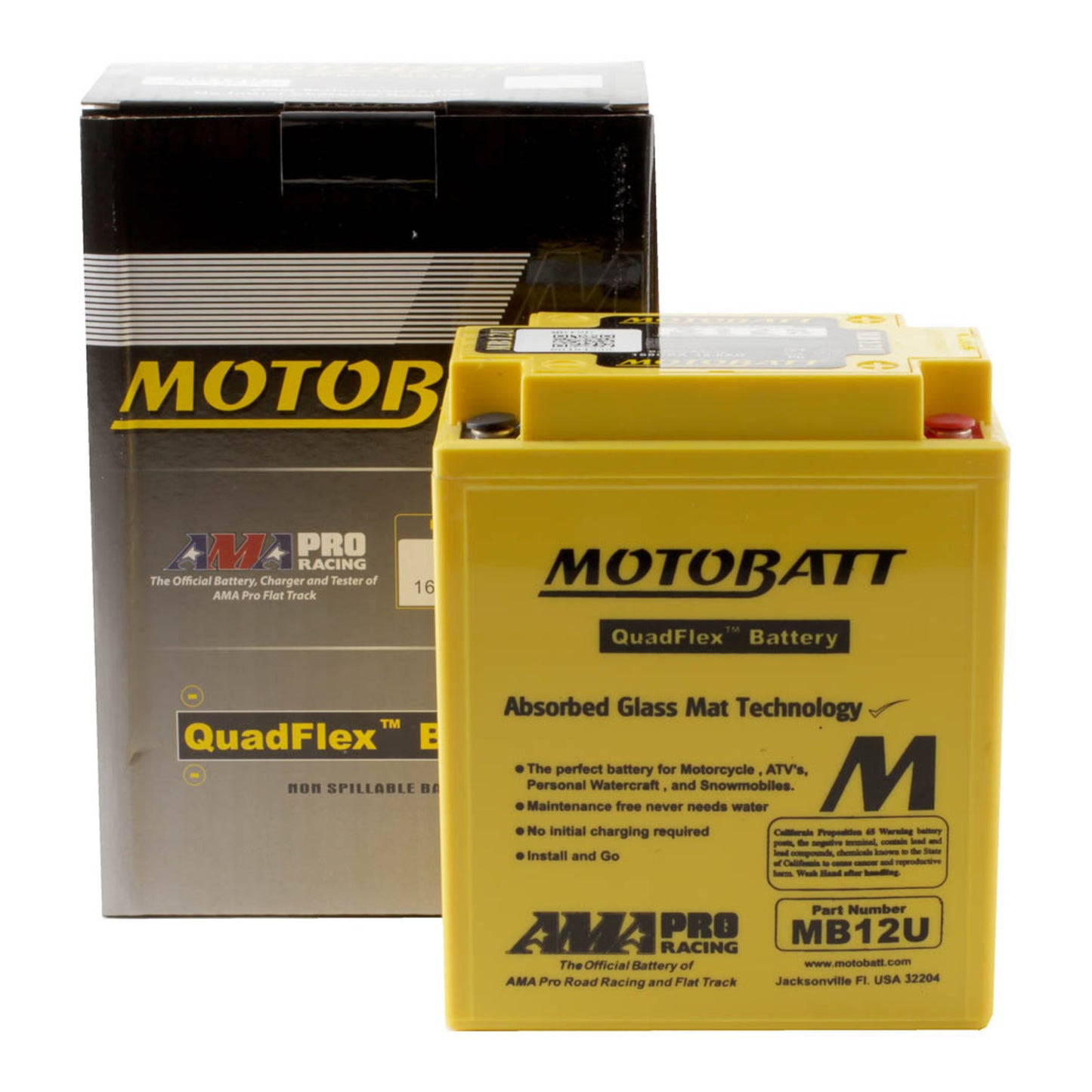 Motobatt Battery Quadflex AGM - MB12U
