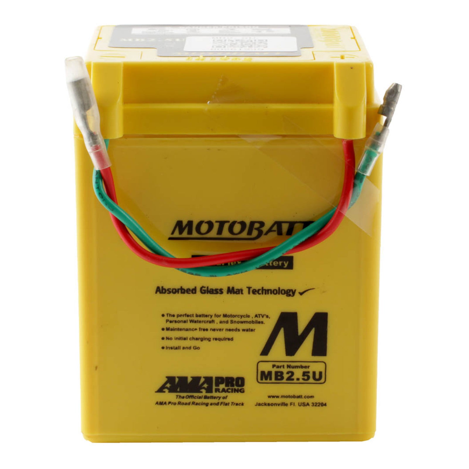 Motobatt QuadFlex Battery MB2.5U (10pcs/ctn) - Indent