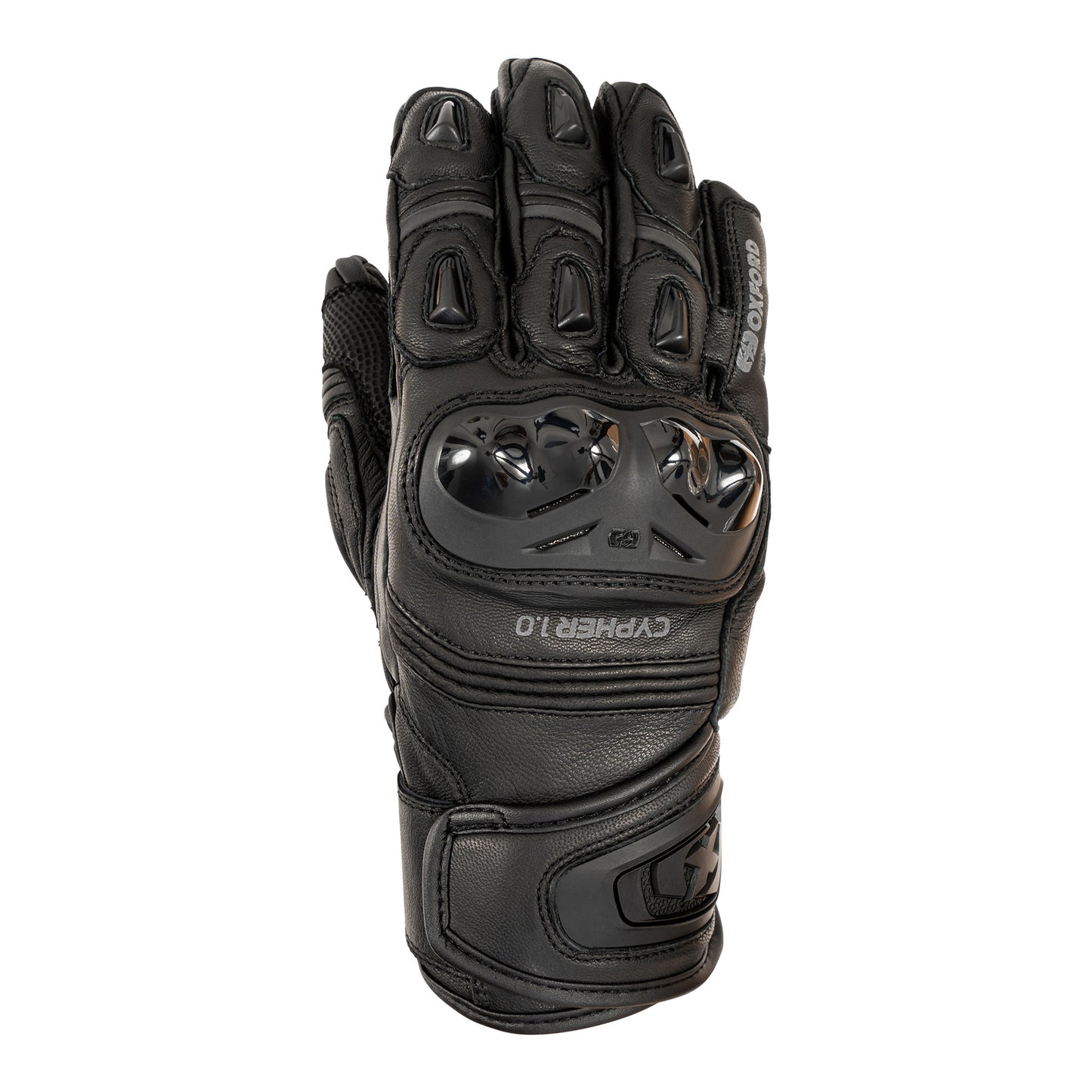 Oxford Cypher 1.0 Short Leather Men's Glove - Stealth Black