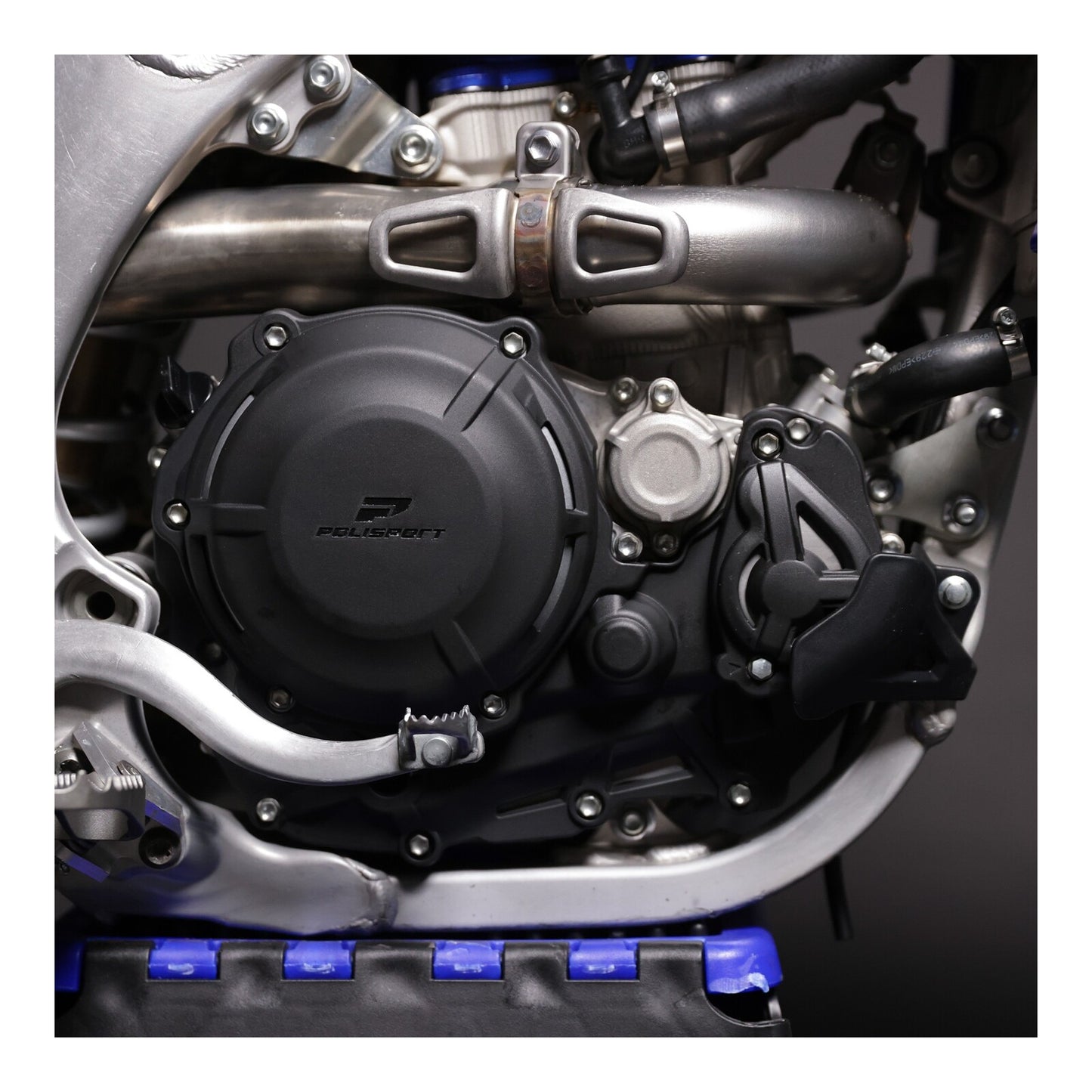 Poli Clutch & Ignition Cover Protector Kit YZ450F '23 - Black