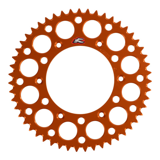 Renthal Sprocket Rear Orange 51T Alloy 7075 T6 Grooved KTM