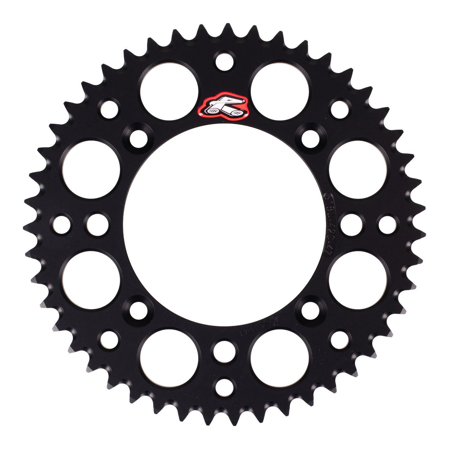 Renthal Sprocket Rear - Black 47T Alloy 7075 T6 Grooved KTM65 Husqvarna