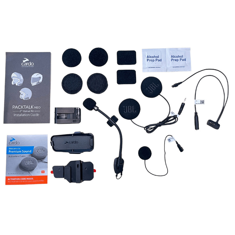 Cardo Packtalk Neo 2nd Helmet Kit with Sound by JBL