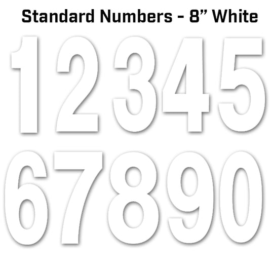 Standard Number 8 White