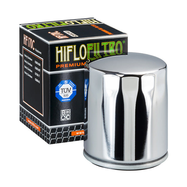 HiFlo HF170C Oil Filter - Chrome