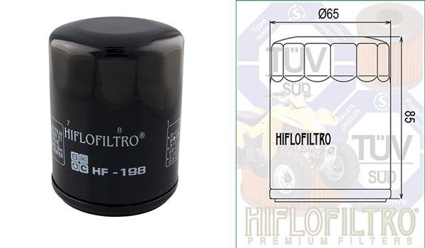 HiFlo HF198 Oil Filter
