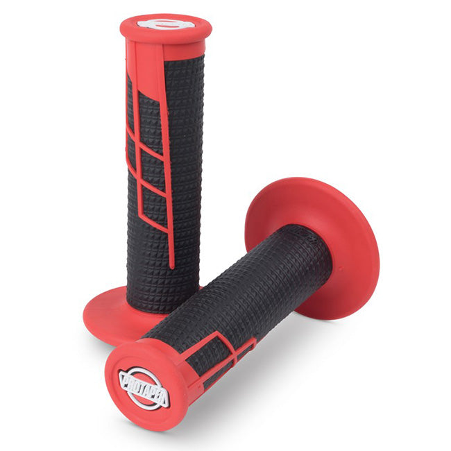 Clamp On Grip - 1/2 Waffle - Red Black