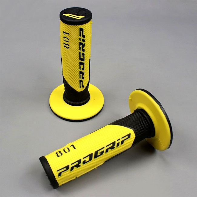 Progrip PG801 MX Grips - Black/Yellow PG801BY