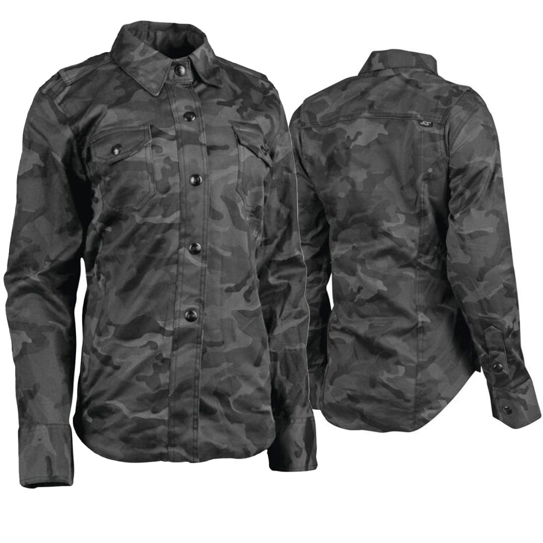 Speed Society Ladies Moto Shirt - Camo�