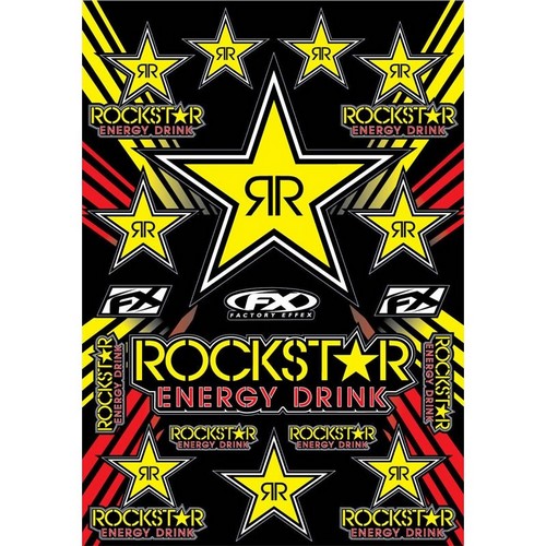 FX15-68702 Factory Effex Rockstar Energy Stickers